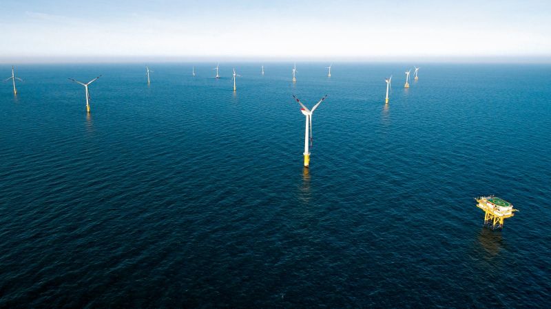 Windenergieanlagen im Meer