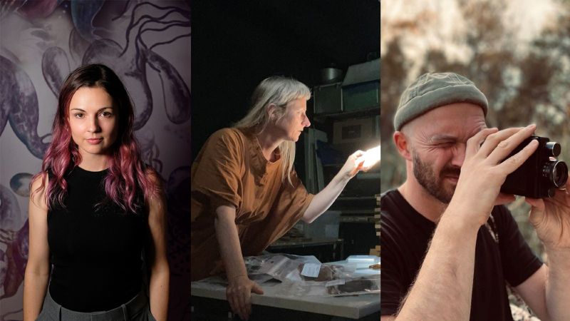 Marie-Luise Meister, Line Krom, Henning Francik