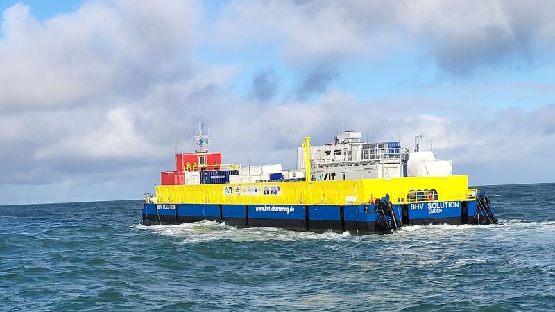 Power-to-X platform in the North Sea